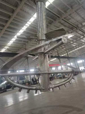 Agitador de fita helicoidal de precisão para materiais de alta viscosidade